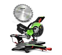 Scie onglets radiale 1800w-210mmavec laser et double inclinaison - Constructor
