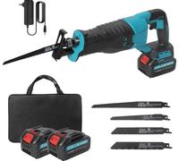 Scie pendulaire, haute performance, changement de lame sans outil, avec 2 × batterie