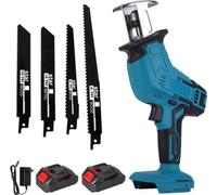 Scie pendulaire, vitesse de 3000 tr/min, changement de lame sans outil, une batterie 2
