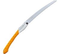 Scie pliante Big Boy 2000, lame de 360 mm, denture 7,5/30 mm, jaune, lame incurvée. Scie pliante japonaise performante avec une lame de 360 mm et une denture extra-grossière pour des coupes droites ra