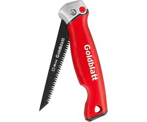 Scie pliante Goldblatt 310mm pour la construction à sec Scie à main TPI 3 arêtes de coupe, serrure de sécurité