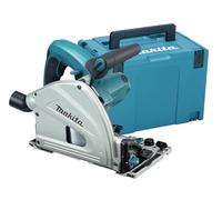 Scie circulaire plongeante 1300W 6400 tr/min + coffret MAKPAC 4 - MAKITA - SP6000J