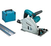 Makita SP6000J1X - Scie Plongeante Avec Rail 1500 Mm + Étui Et MAKPAC - 1300W - 165 Mm