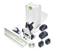 Scie plongeante 36V TSC 55 5,2 KEBI-Plus/XL-FS + 2 batteries 5,2 Ah + 2 chargeurs + Systainer - FESTOOL - 577006