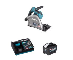 Scie plongeante 40V Ø165 mm SP001GZ01 + 1 batterie BL4080F 40V 8 Ah + chargeur rapide DC40RA MAKITA