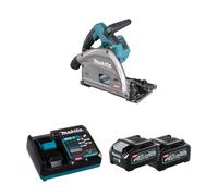 Scie plongeante 40V Ø165 mm SP001GZ01 + 2 batteries BL4040 40V 4 Ah + chargeur rapide DC40RA MAKITA