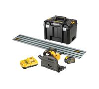 DeWALT DCS520T2R Scie circulaire plongeante 165 FlexVolt 54V XR 2x6,0 Ah + rail de guidage