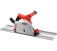 Scie plongeante sans fil, scie circulaire portative 18 V avec rail de guidage (sans batterie)