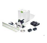 Scie plongeante sans fil TSC 55 5 0 KEBI-Plus/XL-FS - FESTOOL - avec 2 batteries 18V 5.0Ah - chargeur double - systainer - 577391