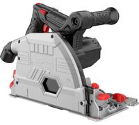 Scie plongeante très puissante NB8165 – 1500 W, lame de scie 165 mm 40 dents, rail de guidage 1,4 m, 5000 tr/min, coupes à 45°/90°, norme européenne 220 V, noir, emballage neutre