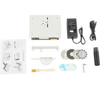 Scie portable compacte - Mini scie circulaire à table - 5000 tr/min - Norme UE - Coupe les circuits imprimés, l'acrylique, les tubes en cuivre, les petits bâtons en bois - Boîtier en alliage d'alumini