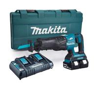 Scie récipro 36V (2 x 18 V) LXT - MAKITA - 2 batteries 18V 5.0Ah, chargeur - coffret - DJR360PT2