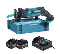 Scie sabre 10.8 V CXT - MAKITA - avec 2 batteries 12V 4.0 Ah - chargeur - MakPac - JR103DSMJ