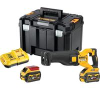 Scie sabre 2.0 XR FLEXVOLT 54V 3Ah Li-Ion Brushless DEWALT - 2 batteries - coffret TSTAK - DCS389X2-QW