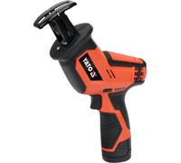 Scie sabre à batterie 12V, 130mm (1 batterie 2Ah + chargeur)