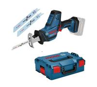 Bosch Scie sabre GSA 18V-LI C – Sans batterie, ni chargeur, 3 lames, en coffret – 06016A5001