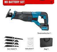 Scie sabre compacte - Scie sabre sans fil 18 V - 3 000 coups/min - Profondeur de coupe de 320 mm - Bois et métal - Sans batterie