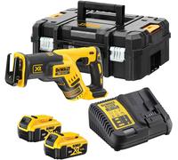 Scie sabre compacte XR - DEWALT - avec 2 batteries 18V 5.0Ah - chargeur - TSTAK - DCS367P2