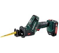 Scie sabre METABO SSE 18 LTX 2 x 2,0 Ah Li-Power, ASC 55, coffret - 602266500