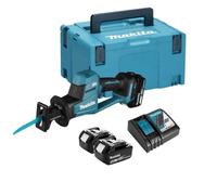 Makita Scie récipro sans fil DJR189RTJ 18V Brushless - 2x 5,0 Ah, chargeur, coffret MAKPAC