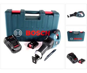 Scie sabre sans balais Bosch GSA 18V-32 à batterie 18 V dans un coffret d'outillage + 1 batterie 2,0 Ah + chargeur