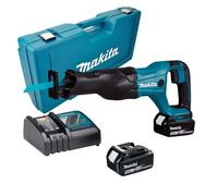 Scie sabre sans fil 18V LXT (2x5,0 Ah) dans coffret - MAKITA DJR186RTE
