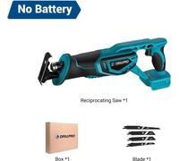 Scie sabre sans fil 18V - Scie Recipro - Moteur Brushless - 3300 tr/min - Sans fil - Pour le bois - Cramoisi