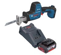 Scie sabre sans fil Bosch GSA 18V-24 Professional 18 V 230 mm sans balais + 1 batterie 4,0 Ah + chargeur