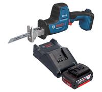 Scie sabre sans fil Bosch GSA 18V-24 Professional 18 V 230 mm sans balais + 1 batterie 5,0 Ah + chargeur