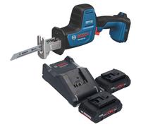 Scie sabre sans fil Bosch GSA 18V-24 Professional 18 V 230 mm sans balais + 2 batteries ProCORE 4,0 Ah + chargeur