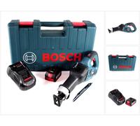 Scie sabre sans fil Bosch GSA 18V-32 18 V sans balais dans une mallette d'outillage + 1 batterie 5,0 Ah + chargeur