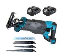 Scie sabre sans fil brushless - 0-3500 SPM - Vitesse réglable - Coupe bois/métal/plastique - Compacte, légère - Lampe LED intégrée