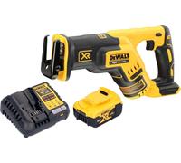 Scie sabre sans fil DeWalt DCS 367 P1 18 V Brushless + 1 batterie 5,0 Ah + chargeur