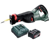 Scie sabre sans fil Metabo SSEP 18 LT 18 V 32 mm + 1 batterie 4,0 Ah + chargeur
