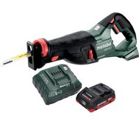 Scie sabre sans fil Metabo SSEP 18 LT 18 V 32 mm + 1 batterie LiHD 4,0 Ah + chargeur