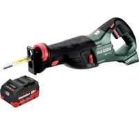Scie sabre sans fil Metabo SSEP 18 LT 18 V 32 mm + 1 batterie LiHD 8,0 Ah - sans chargeur