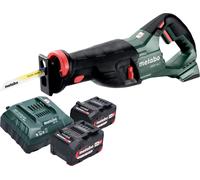 Scie sabre sans fil Metabo SSEP 18 LT 18 V 32 mm + 2 batteries 4,0 Ah + chargeur