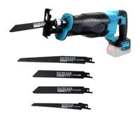 Scie sabre sans fil pour Makita 18V (sans batterie) | Scie électrique sans balais, 4 lames, pour métal, bois, PVC, élagage des arbres