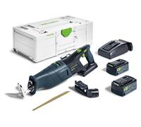 Scie sabre sans fil RSC 18 5.0 EB-Plus - FESTOOL - avec 2 batteries 18V 5.0 Ah - 576948