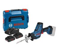 Scie sabre sansfil Bosch GSA 18 VLI C 18 V 2 batteries ProCore 4Ah chargeur coffret LBoxx