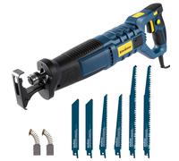 Scie sabre - Scie alternative - 850 W - 6 lames - 0 à 2800 CPM - Poignée pivotante