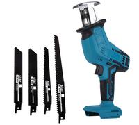 Scie sabre - Scie sabre sans fil - Compatible 18 V - Vitesse de coupe variable jusqu'à 3 000 tr/min - Pour le bois et le métal - Compacte, 100 mm - Sans batterie
