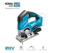 Scie Sauteuse 20v Pro Series Sans Fil, Puissante, Polyvalente - Koma Tools