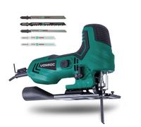 Scie sauteuse 550W | Poignée canon ergonomique et 5 lames de scie incl.