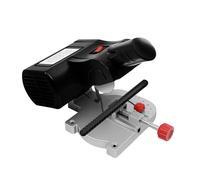 Scie sauteuse 90 W 6000 tr/min HSS Lame de scie réglable 0-45° pour bois et | 220 V, 0,5 A, 25 × 14 × 15 cm, 1,5 kg. Base en aluminium moulé sous pression, protection contre la surchauffe