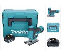 Scie sauteuse à mouvement pendulaire sans fil Makita DJV 185 F1J 18 V sans balais + 1 batterie 3,0 Ah + Makpac - sans chargeur