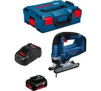 Scie sauteuse BOSCH GST 18V-125 B (1 x 5,0 Ah + GAL1880CV + L-Boxx 136)
