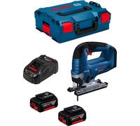 Scie sauteuse BOSCH GST 18V-125 B (2 x 5,0 Ah + GAL1880CV + L-Boxx 136)
