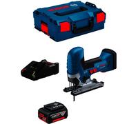 Scie sauteuse BOSCH GST 18V-125 S (1 x 5,0 Ah + GAL18V-40 + L-Boxx 136)