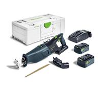 Scie sauteuse Festool RSC 18 5,0 EB-Plus; 18 V; 2x5,0 Ah accu.